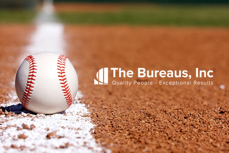 baseball on the infield chalk line